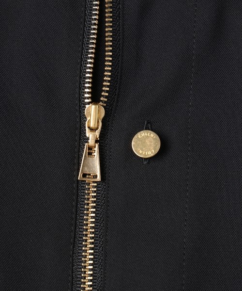 Airy Cloth Short Sleeve Zip Up Shirt