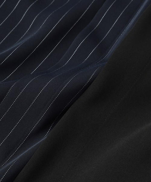 Double Cloth Layered Bi-Color Short Sleeve Shirt