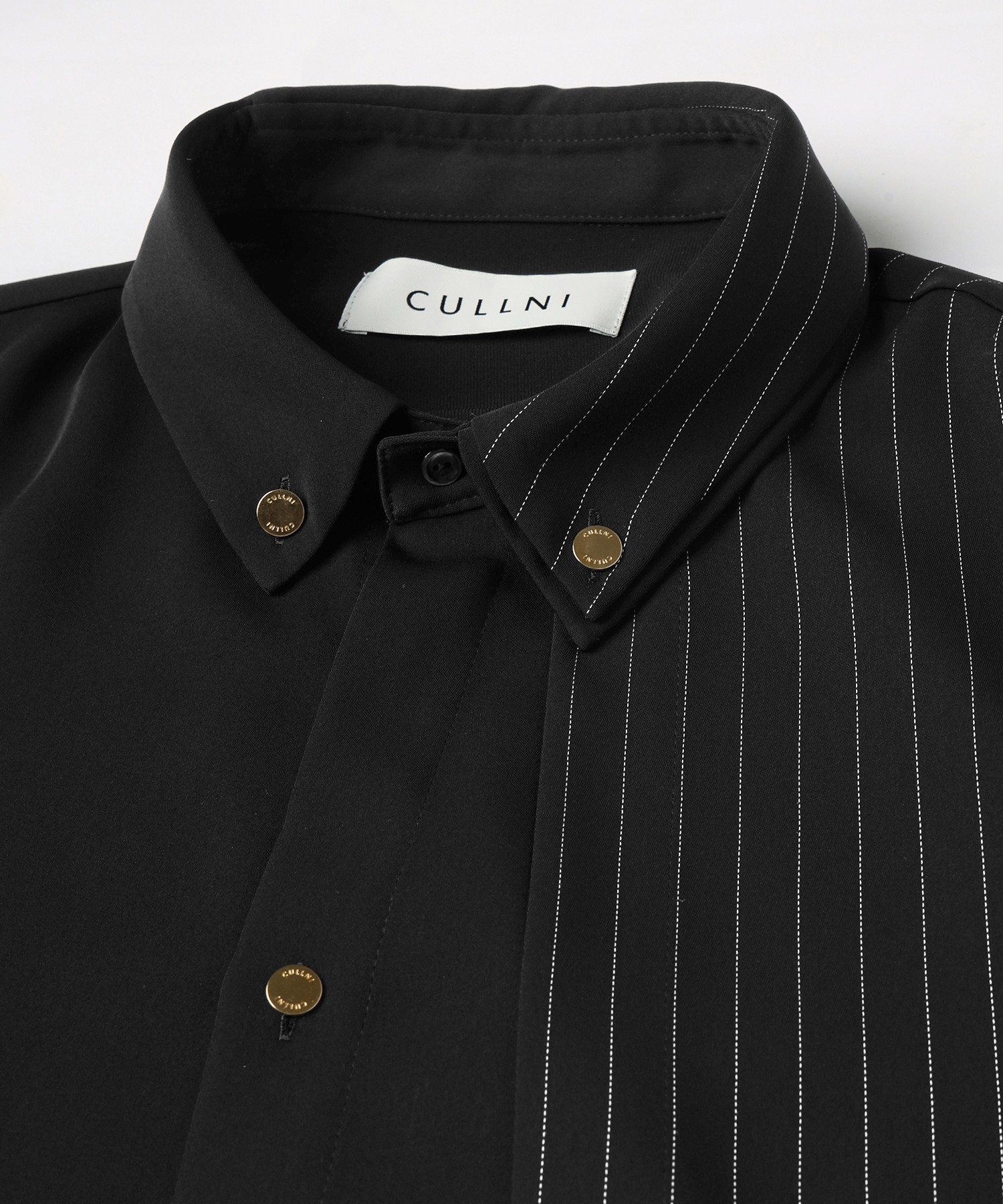 Double Cloth Layered Bi-Color Short Sleeve Shirt