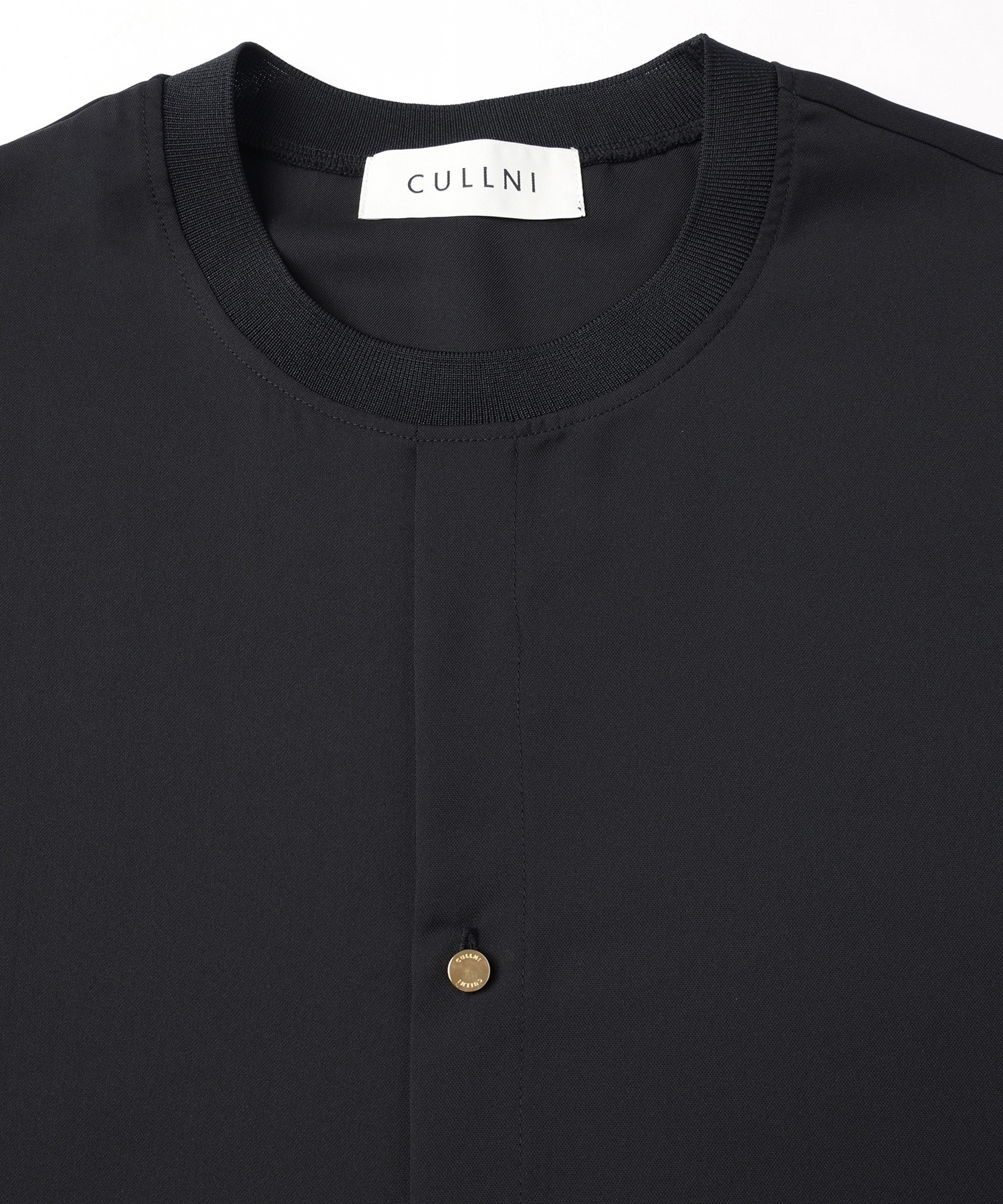 Airy Drape Cloth French Front Short Sleeve Pullover