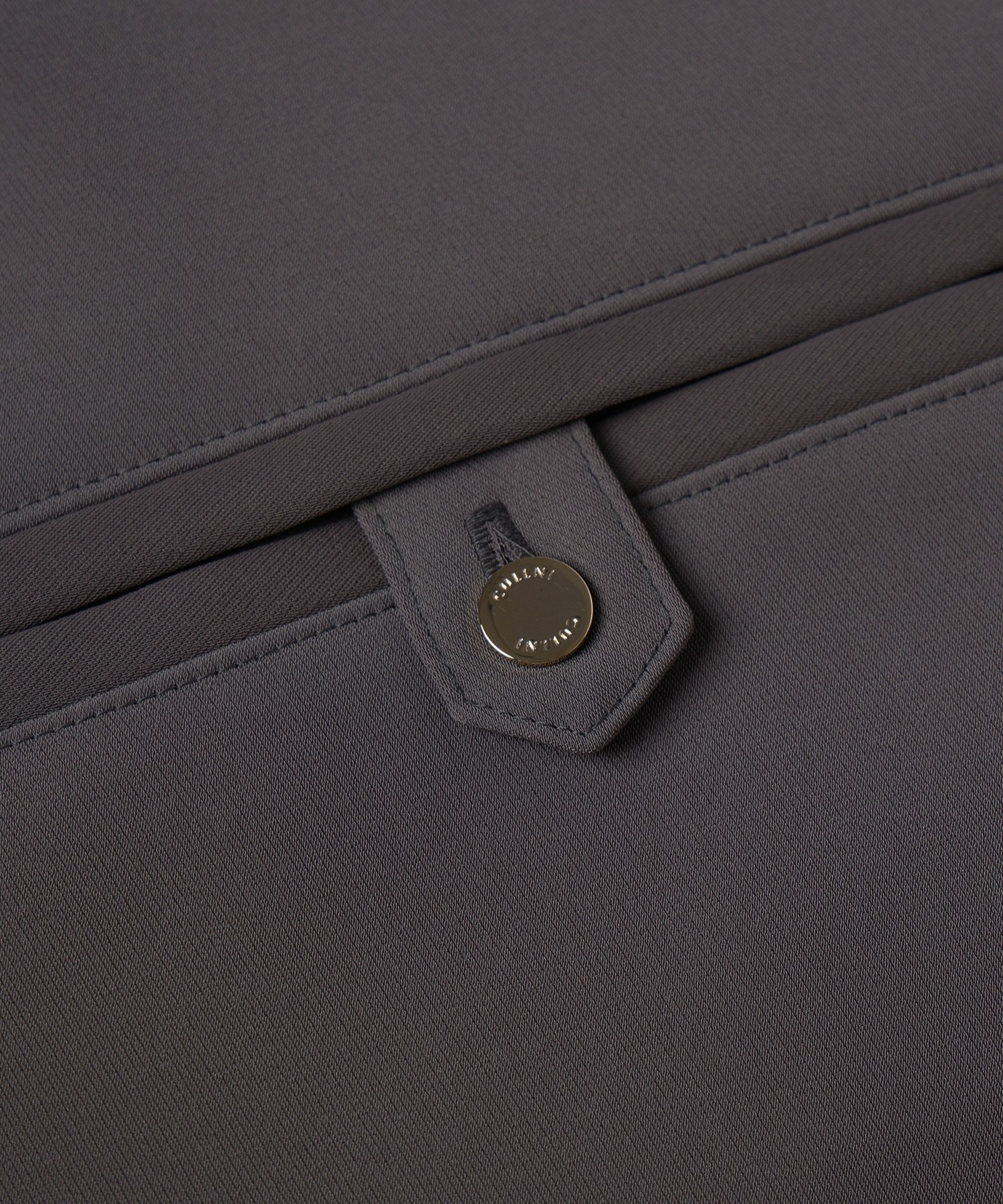 Dry Twill Button-Tab Pocket Short Sleeve Pullover