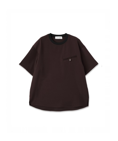 Dry Twill Button-Tab Pocket Short Sleeve Pullover
