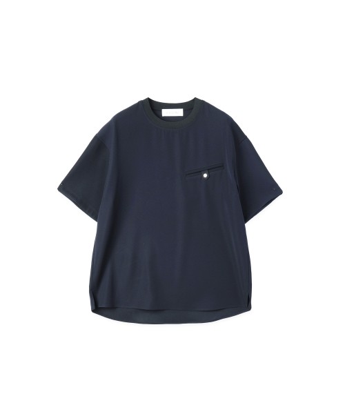 Dry Twill Button-Tab Pocket Short Sleeve Pullover