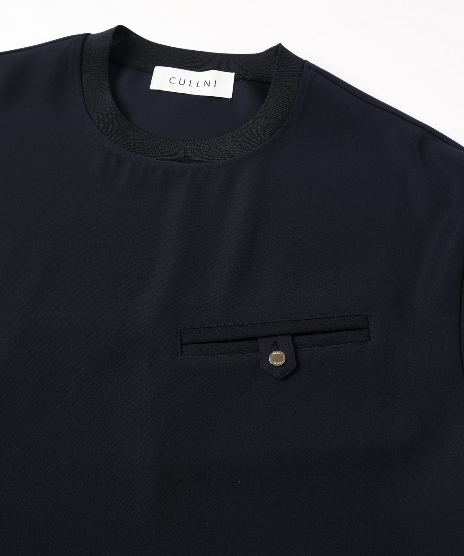Dry Twill Button-Tab Pocket Short Sleeve Pullover