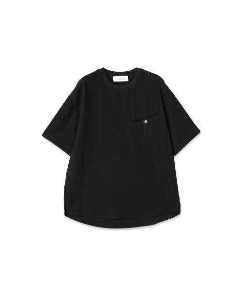 Dry Twill Button-Tab Pocket Short Sleeve Pullover