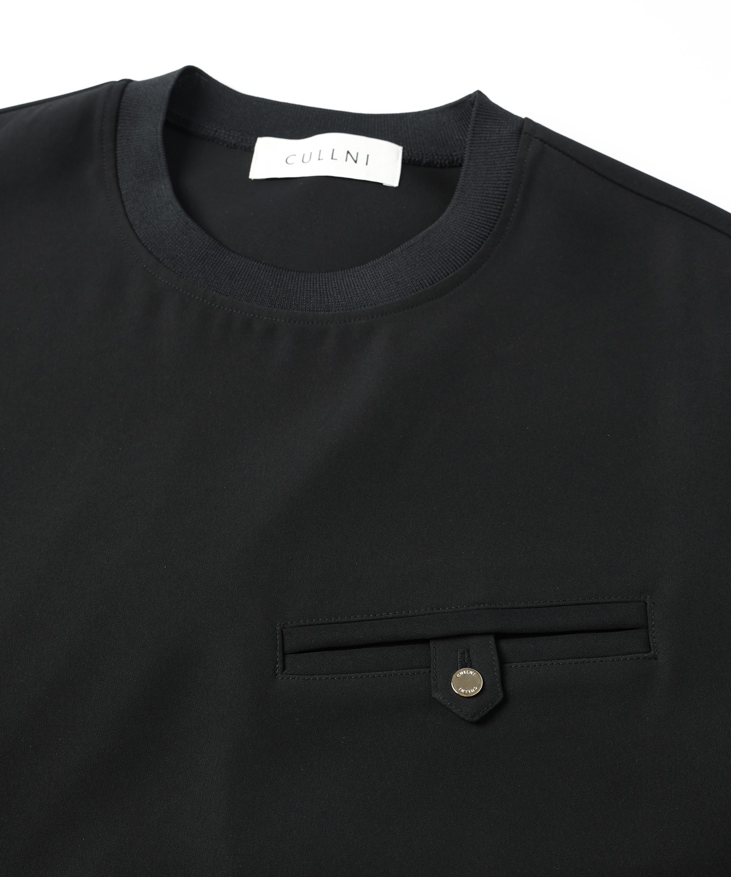 Dry Twill Button-Tab Pocket Short Sleeve Pullover