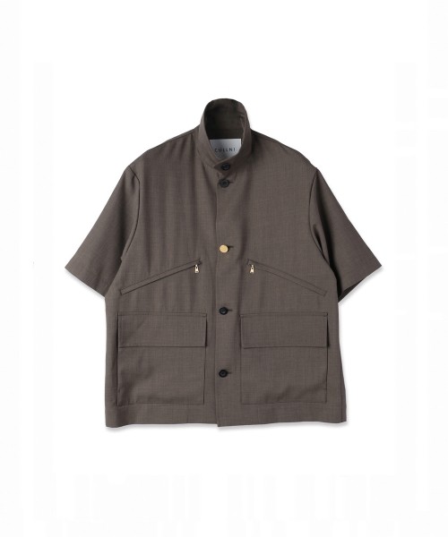 Dry Gabardine Double Pocket Short Sleeve Jacket