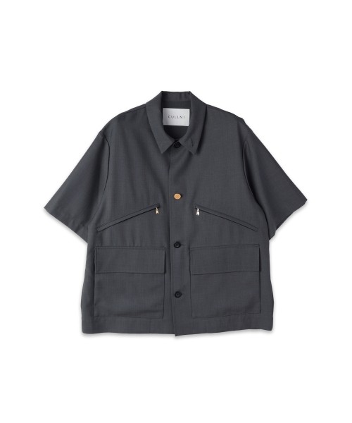 Dry Gabardine Double Pocket Short Sleeve Jacket