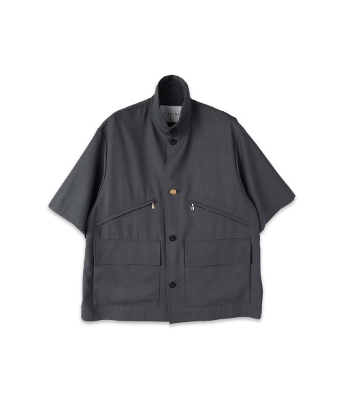 Dry Gabardine Double Pocket Short Sleeve Jacket