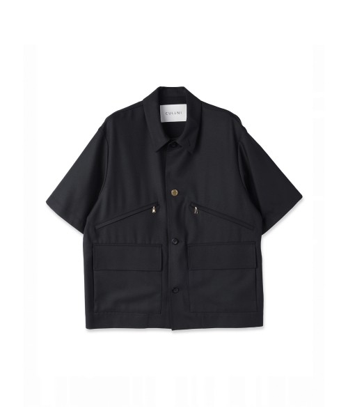 Dry Gabardine Double Pocket Short Sleeve Jacket
