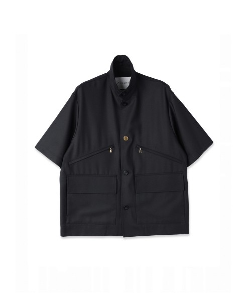 Dry Gabardine Double Pocket Short Sleeve Jacket