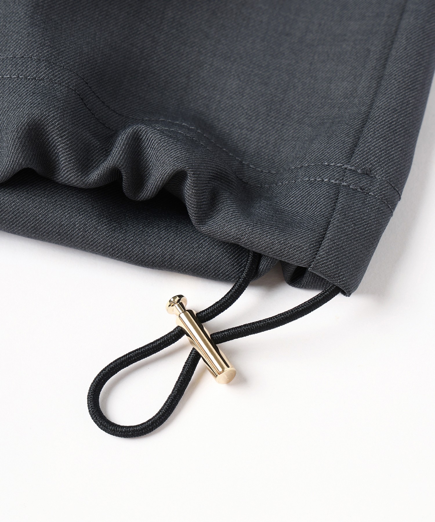 Dry Gabardine Layered collar Half Zip Shirt
