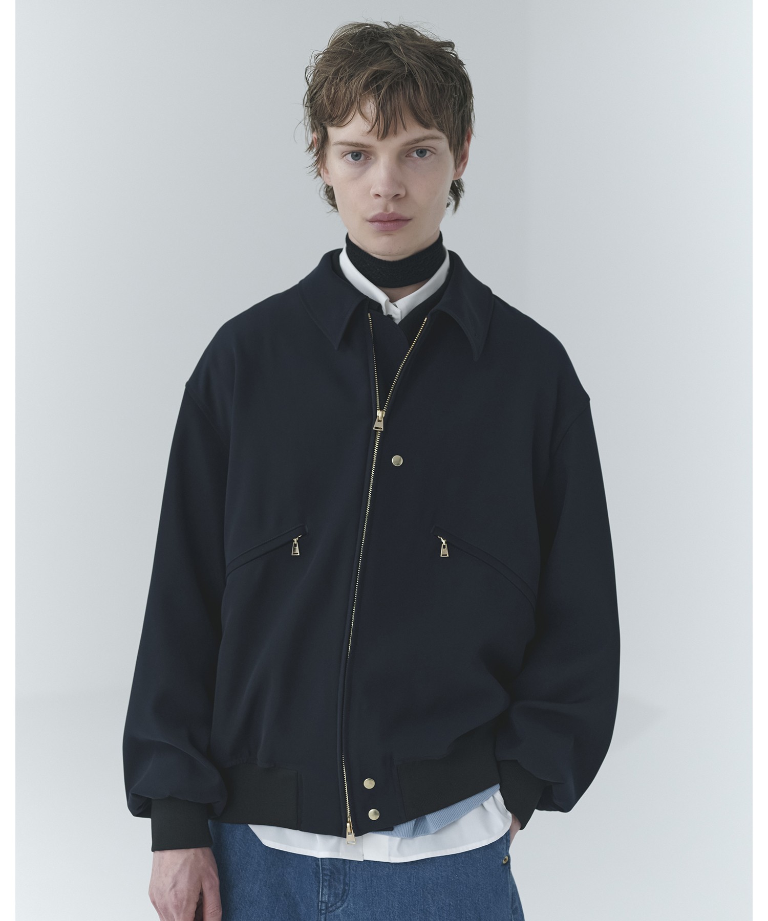 Dry Twill Zip Pocket Blouson