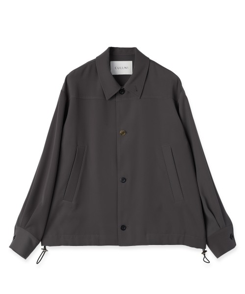 Dry Twill Drawstring Shirt Jacket
