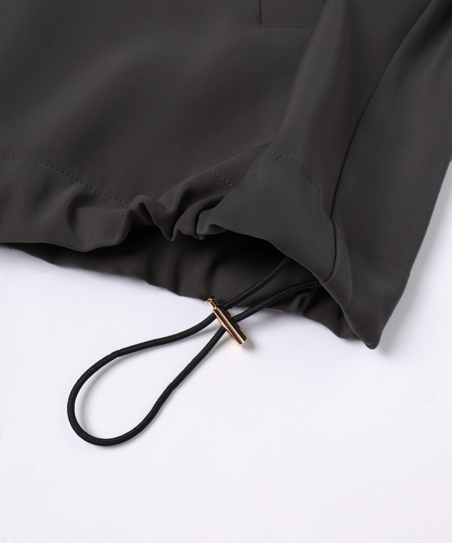 Dry Twill Drawstring Shirt Jacket