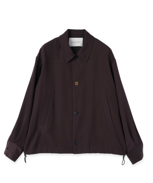 Dry Twill Drawstring Shirt Jacket