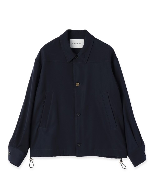 Dry Twill Drawstring Shirt Jacket