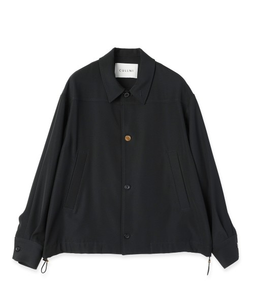 Dry Twill Drawstring Shirt Jacket