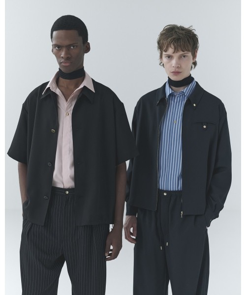 Dry Twill Drawstring Shirt Jacket