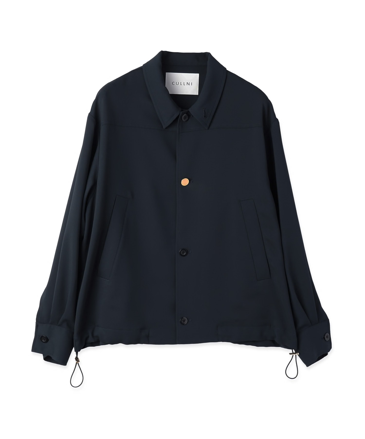 Dry Stretch Cloth Drawstring Shirt Jacket