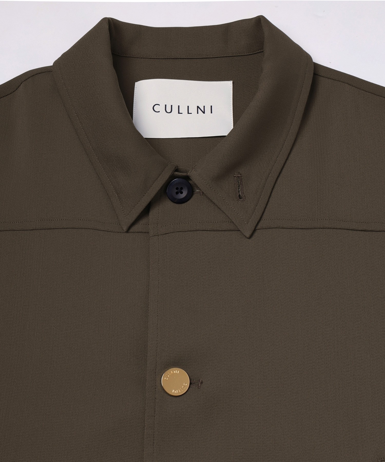 Dry Stretch Cloth Drawstring Shirt Jacket