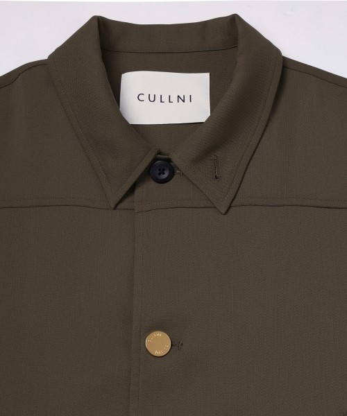 Dry Stretch Cloth Drawstring Shirt Jacket