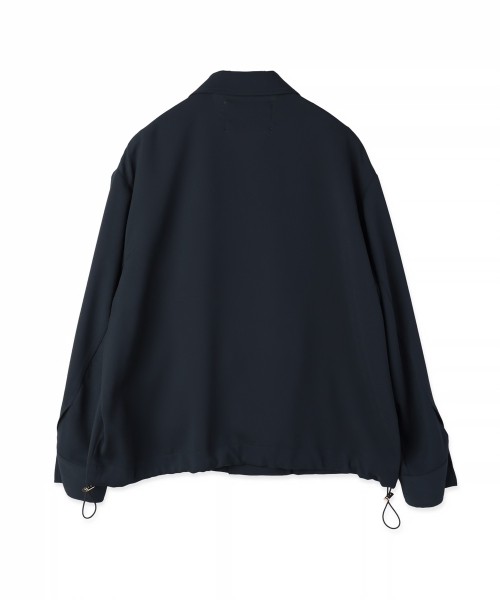 Dry Stretch Cloth Drawstring Shirt Jacket