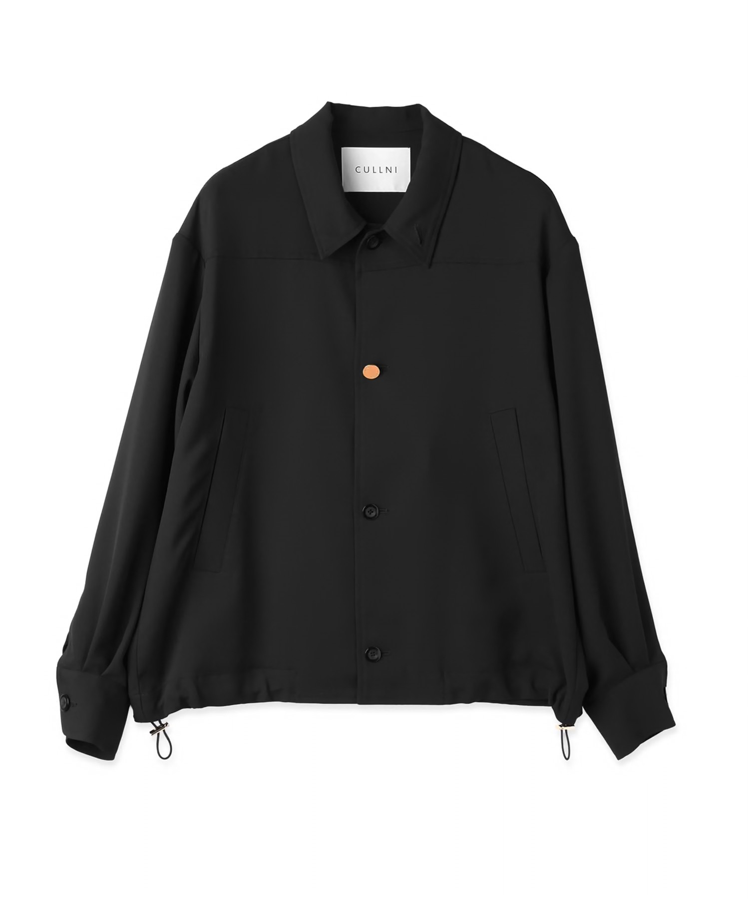 Dry Stretch Cloth Drawstring Shirt Jacket