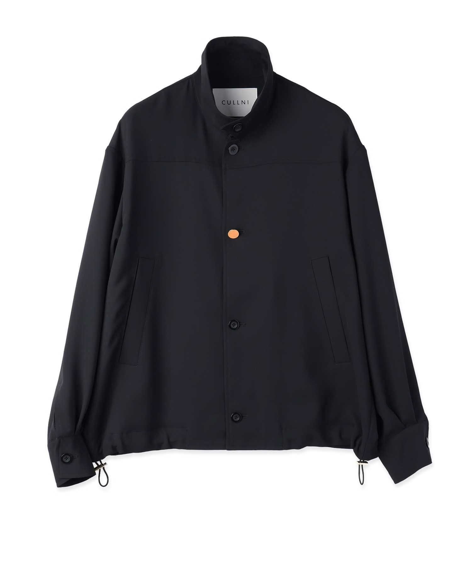 Dry Stretch Cloth Drawstring Shirt Jacket