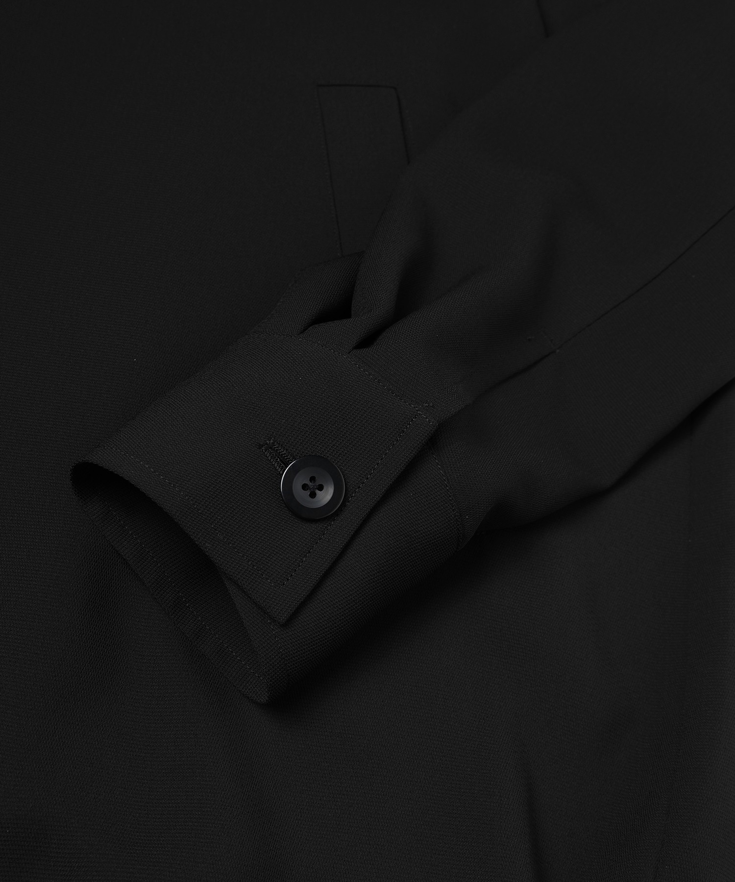 Dry Stretch Cloth Drawstring Shirt Jacket