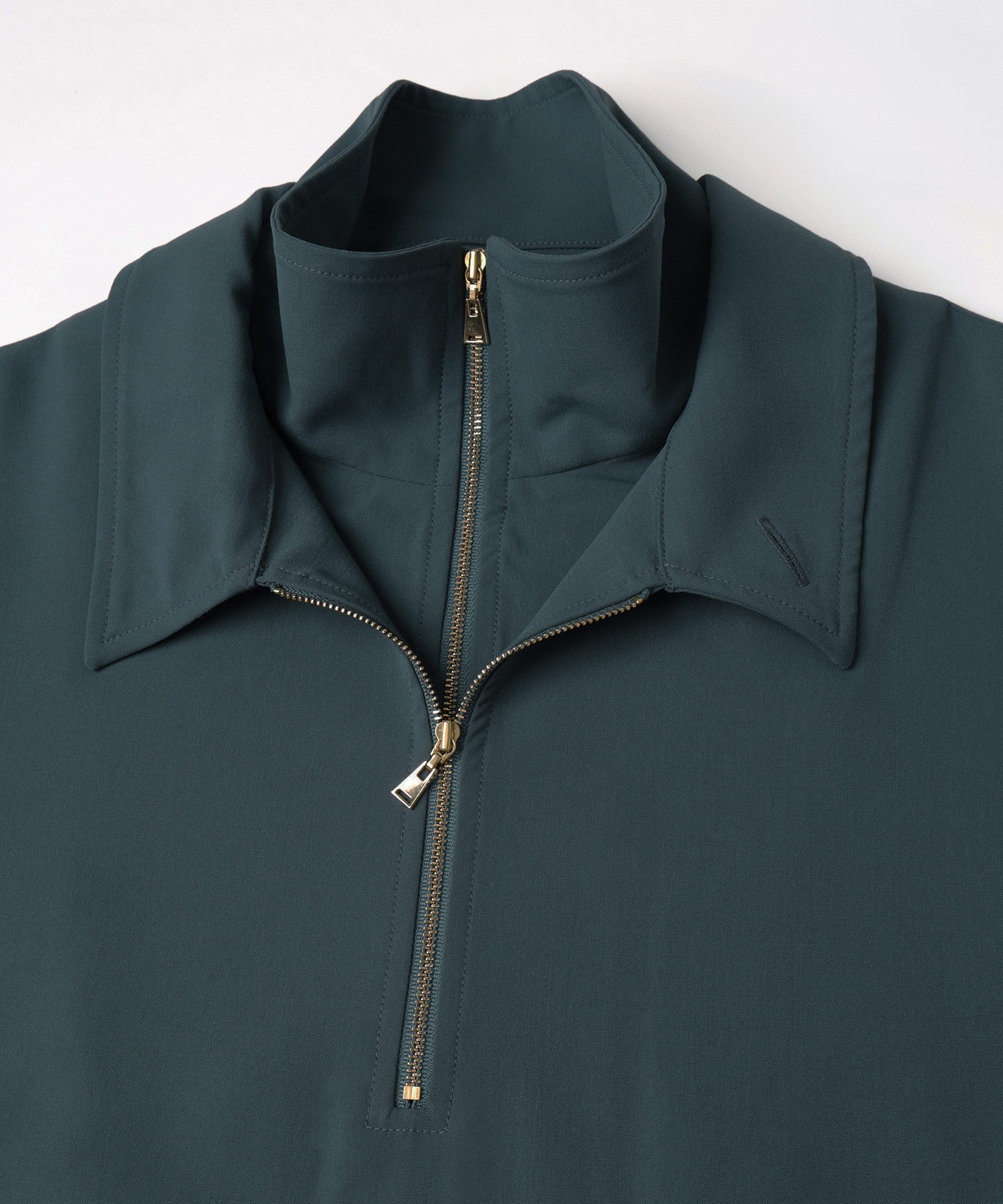 Relax Dry Stretch Half Zip Layerd Collar Pullover