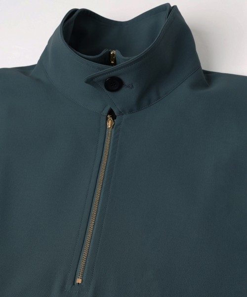 Relax Dry Stretch Half Zip Layerd Collar Pullover