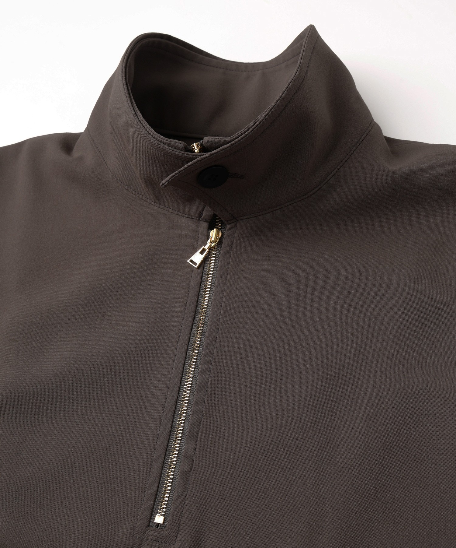 Relax Dry Stretch Half Zip Layerd Collar Pullover