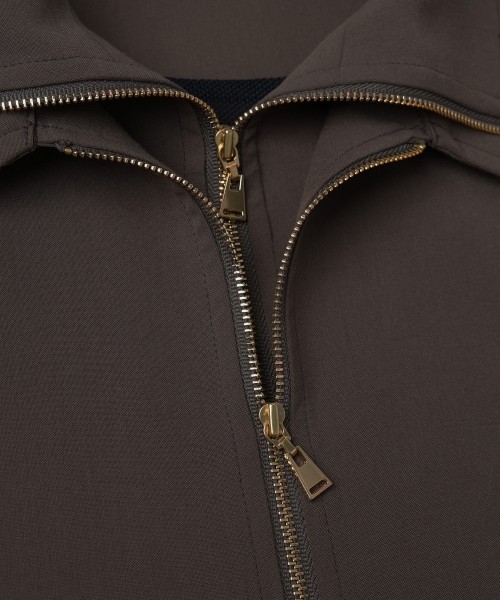 Relax Dry Stretch Half Zip Layerd Collar Pullover