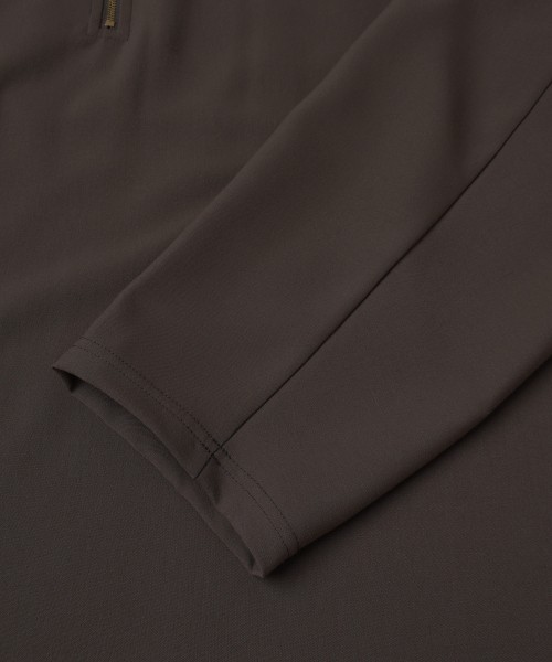 Relax Dry Stretch Half Zip Layerd Collar Pullover