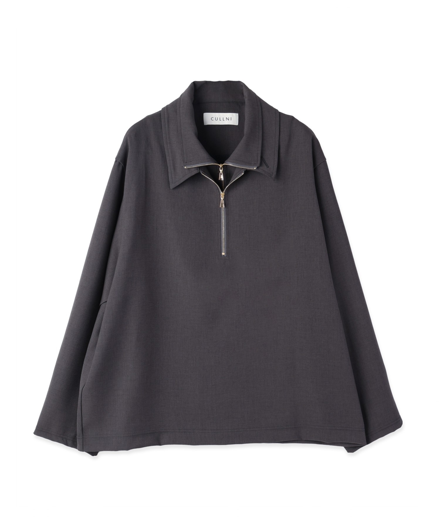 Relax Dry Stretch Half Zip Layerd Collar Pullover