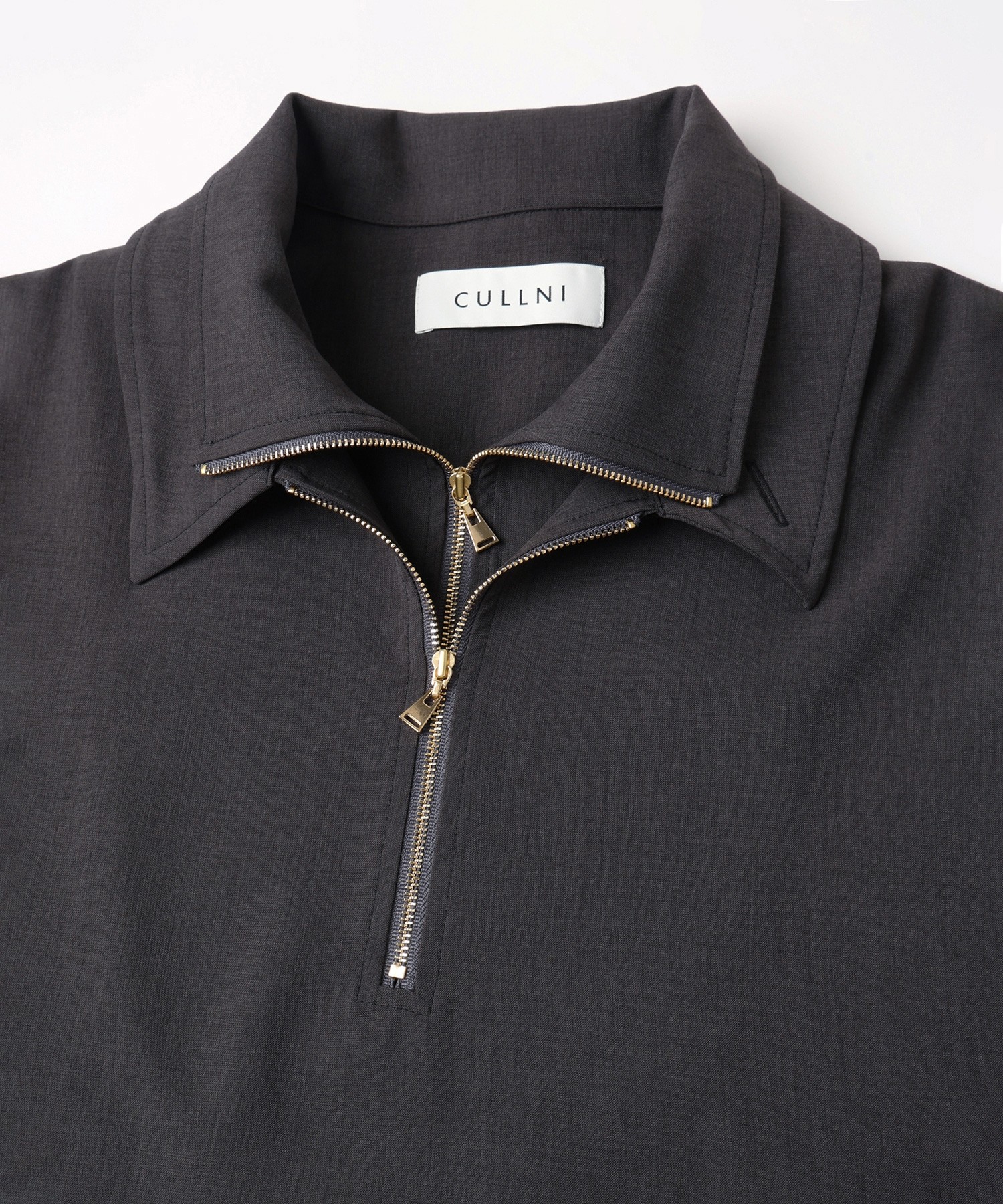 Relax Dry Stretch Half Zip Layerd Collar Pullover