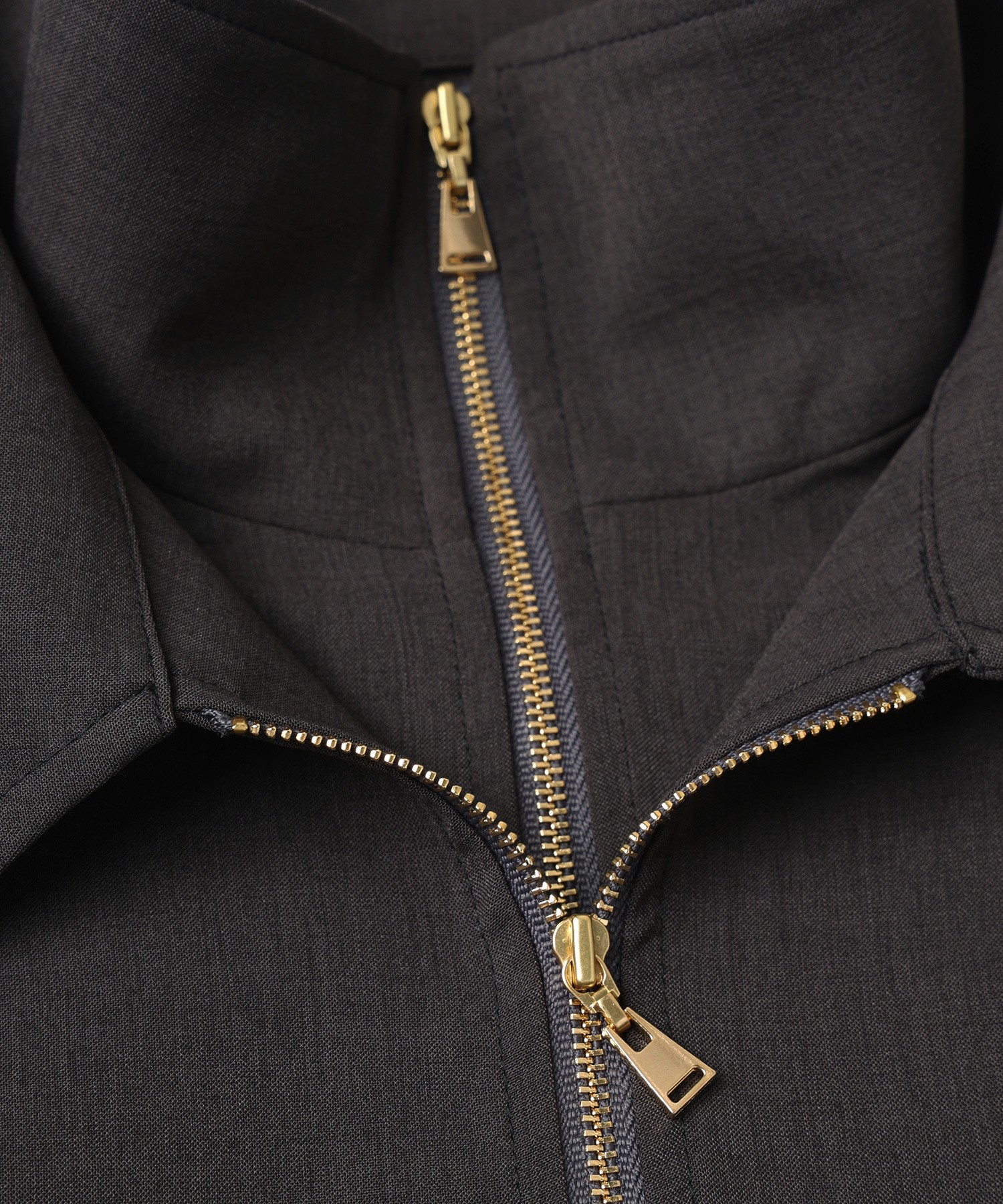 Relax Dry Stretch Half Zip Layerd Collar Pullover