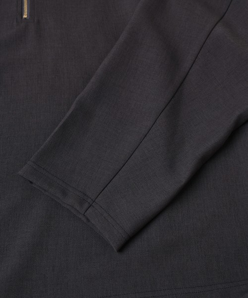 Relax Dry Stretch Half Zip Layerd Collar Pullover