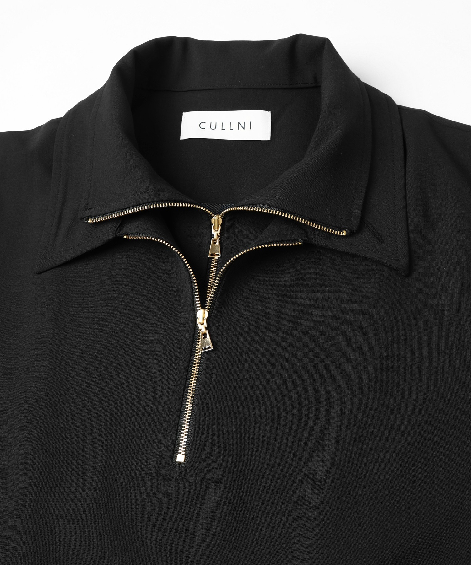 Relax Dry Stretch Half Zip Layerd Collar Pullover