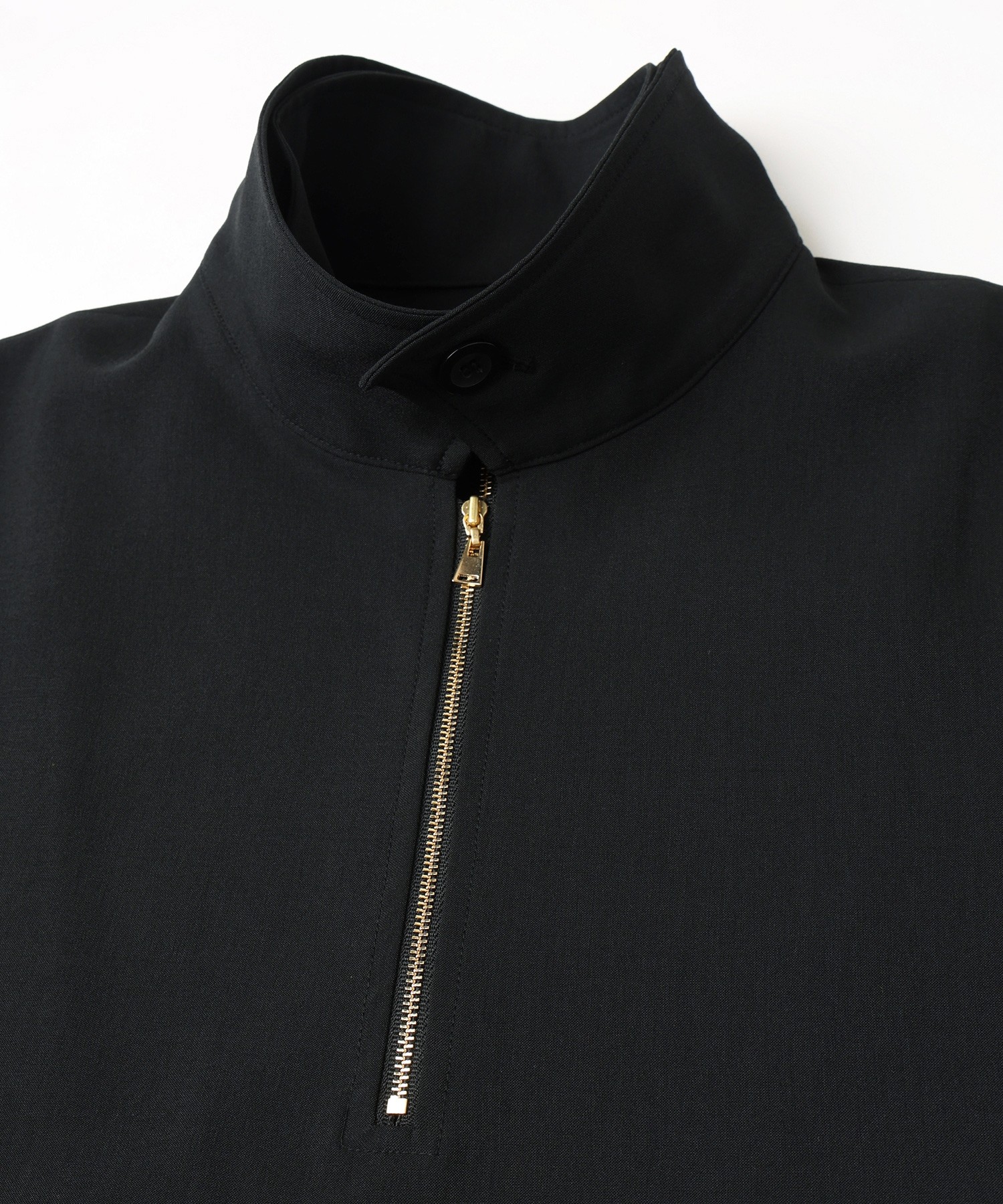 Relax Dry Stretch Half Zip Layerd Collar Pullover
