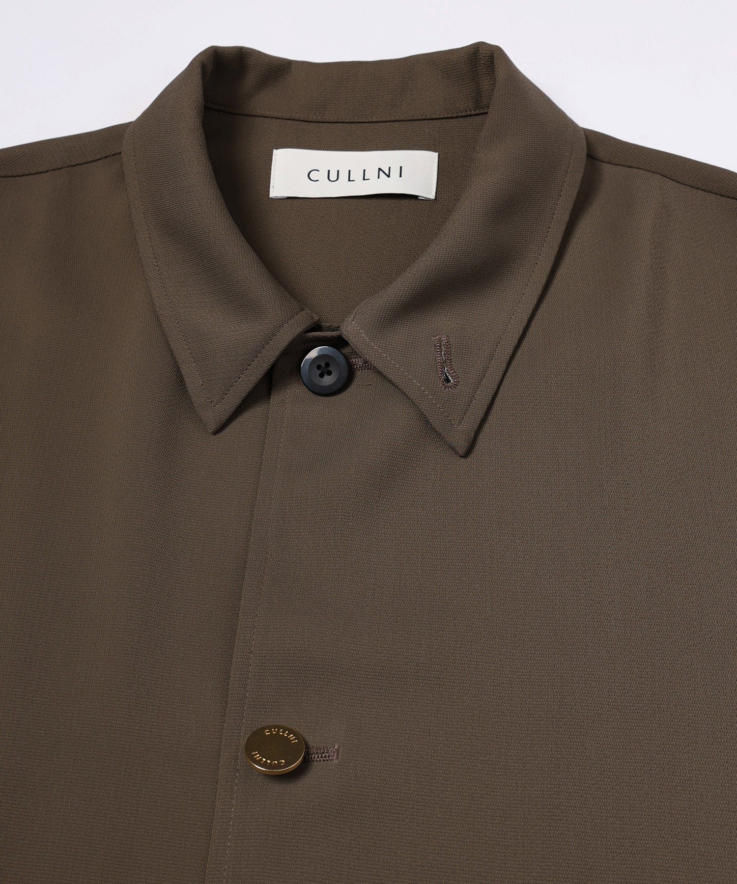 Dry Stretch Cloth Drawstring Short Sleeve Shirt