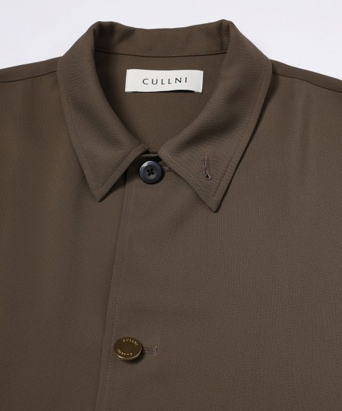 Dry Stretch Cloth Drawstring Short Sleeve Shirt