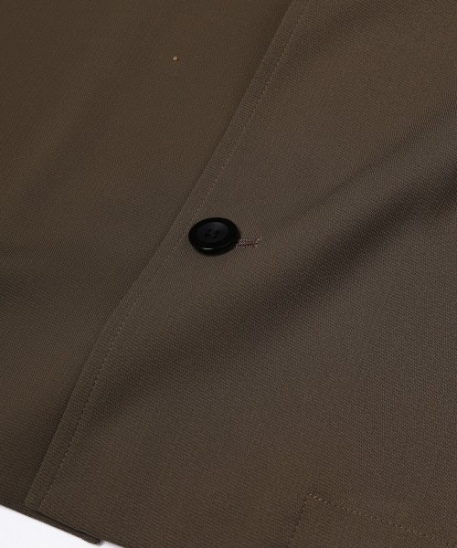 Dry Stretch Cloth Drawstring Short Sleeve Shirt