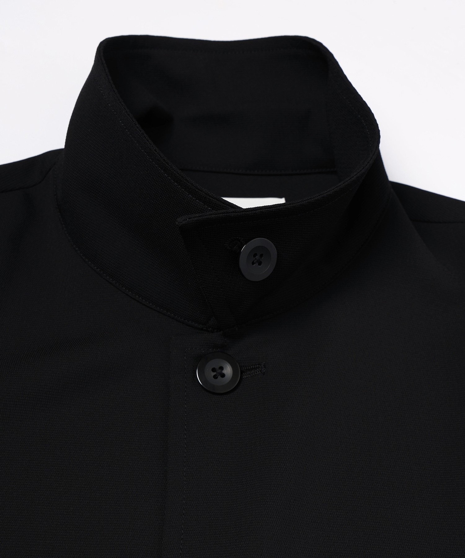 Dry Stretch Cloth Drawstring Short Sleeve Shirt