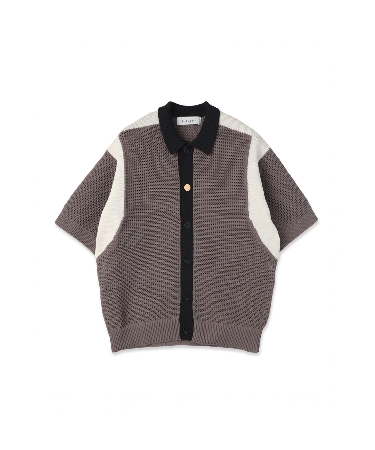 Mesh Knit Short Sleeve Jacket