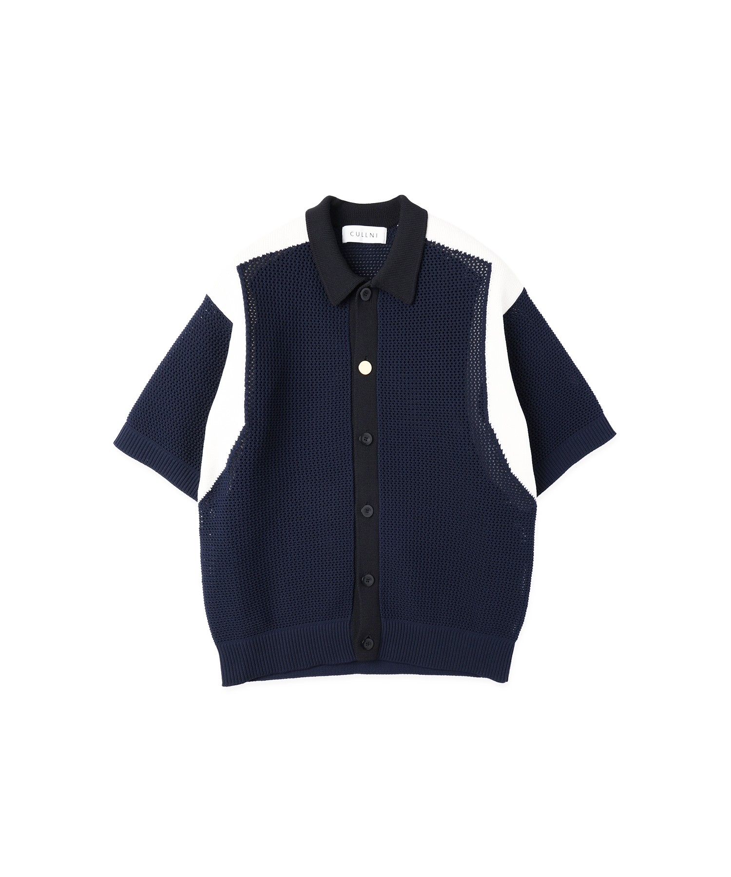 Mesh Knit Short Sleeve Jacket