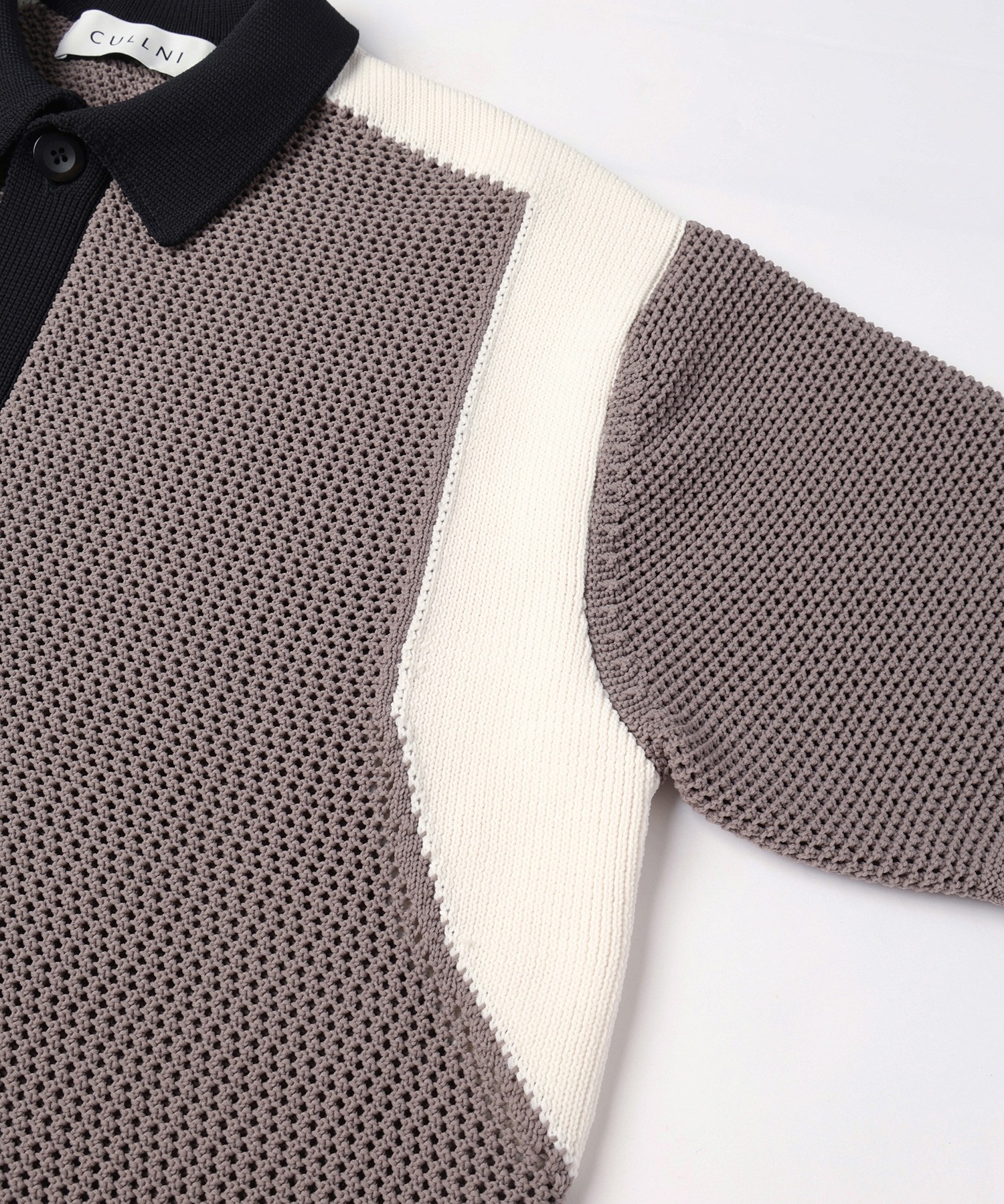 Mesh Knit Short Sleeve Jacket