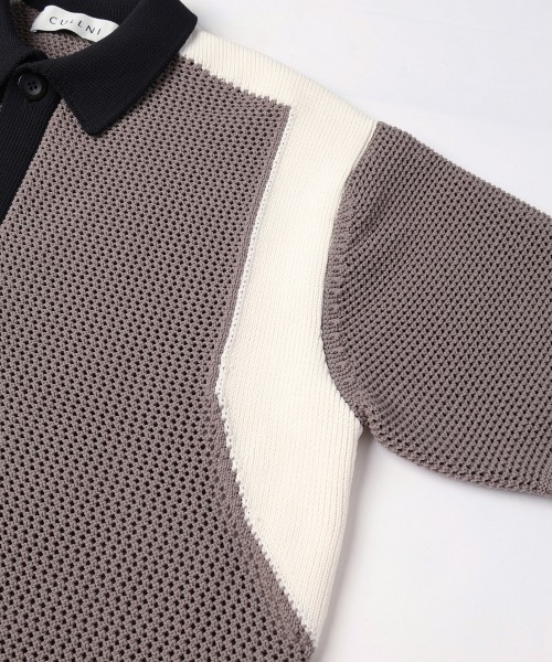 Mesh Knit Short Sleeve Jacket