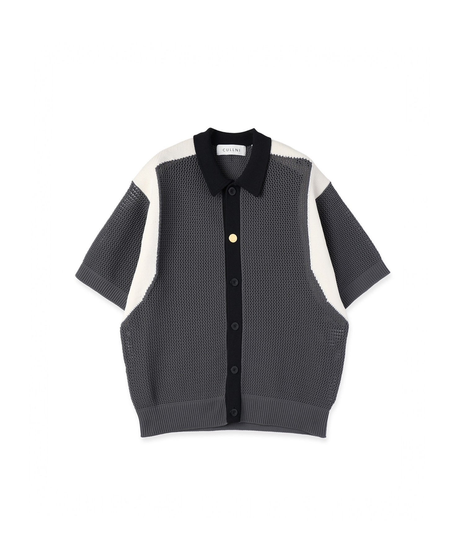 Mesh Knit Short Sleeve Jacket